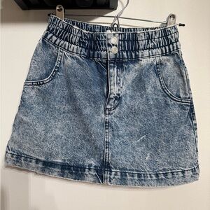 BDG Acid Wash Denim Mini Skirt